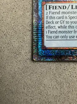 Unchained Soul Lord of Yama - Quarter Century Secret Rare - YuGiOh DUNE-EN049 - Image 4