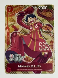 One Piece Monkey D. Luffy Bandai Card Fest 24-25 P-080 Event Exclusive English - Image 1