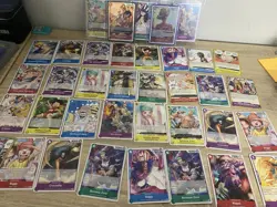 Bandai One Piece Cards Lot Monkey D. Luffy Zoro English rare collectible - Image 1