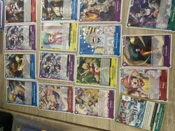 Bandai One Piece Cards Lot Monkey D. Luffy Zoro English rare collectible - Image 2