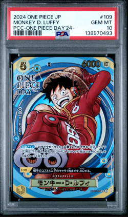 monkey.d.luffy one piece day '24 japanese PSA 10 - Image 1