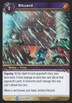 Moderate Play WoW TCG Blizzard Blood of Gladiators World of Warcraft - Image 1