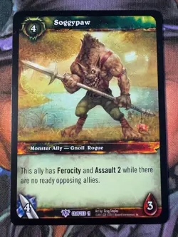 World of Warcraft TCG Promo Crafted 11 Soggypaw - Image 1