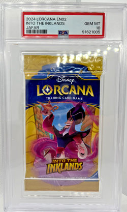 PSA 10 Disney Lorcana JAFAR Sealed Into The Inklands Foil Booster Pack - Image 1