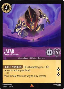 Jafar Keeper of Secrets 38/204 Fabled Disney Lorcana - Image 1