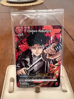 Union Arena TCG Release Event Card Chihiro Rokuhira UEPR/KGR-1-055 - Image 1