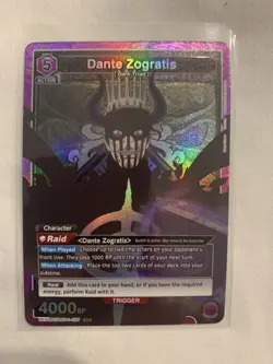 Union Arena Dante Zogratis (027) - UE08BT: Black Clover UE08BT/BCV-1-027 - Image 1