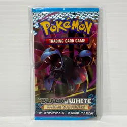 Black & White Noble Victories Hydreigon Sealed Pokemon Card Booster Pack - Image 1