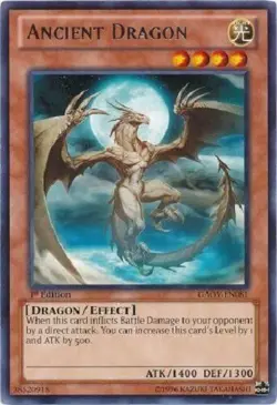 Yugioh - Ancient Dragon - 1st Edition - Rare LP - Plus Free Holographic Card - Image 1