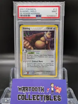 PSA 9 Slaking Holo 13/108 EX Power Keepers 2007 Pokemon Card Mint - Image 1