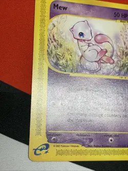 Mew 55/165 Non Holo Rare - 2002 Pokemon Expedition E- Reader Card (LP) - Image 4