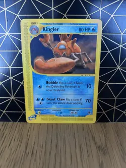 Pokemon Kingler Non-Holo Rare Card #50/165 2002 Expedition Base Set - Image 1