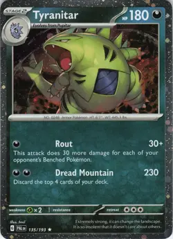 Tyranitar - (Cosmo Foil) Promo Miscellaneous Cards & Products 135/193 NM - Image 1