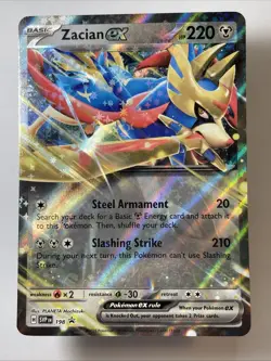 Zacian ex 198 - Sv: Scarlet & Violet Promo Cards Holo (NM+) - Image 1