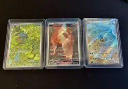 Pokemon Card Bulbasaur Charmander Squirtle AR 166 168 170/165 sv2a 151 Japanese - Image 1