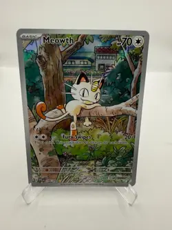 Pokemon Meowth 106/094 Basic 70 HP 20 Attack Regular 2025 English Card - Image 1