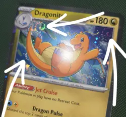TRIPLE WHOLE SWIRL FART 🌀💫Dragonite 149/165 Cosmos Promo 151 Sams Pokemon Card - Image 1