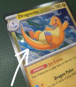 TRIPLE WHOLE SWIRL FART 🌀💫Dragonite 149/165 Cosmos Promo 151 Sams Pokemon Card - Image 3