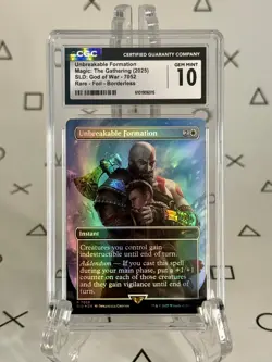 Unbreakable Formation Foil - CGC 10 Gem Mint - God of War Secret Lair Magic MTG - Image 1