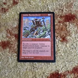 Goblin Bombardment Tempest MTG Magic the Gathering - Image 1