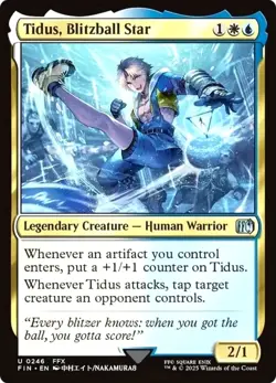 X 1 Tidus, Blitzball Star NM-M Final Fantasy 246 MTG Magic The Gathering - Image 1