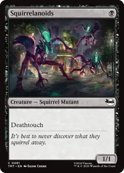 x4 Squirrelanoids - Foil C MTG Teenage Mutant Ninja Turtles M/NM, English - Image 1