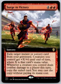 Surge to Victory (Extended Art) R Commander 2021 385 NM - Image 1