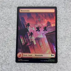 Magic The Gathering MTG TMNT Mountain 0194 Foil Land NM/M P125 - Image 1