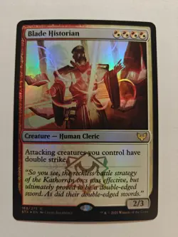 MTG 1x FOIL Blade Historian 165 Strixhaven School of Mages Magic Gathering - Image 1