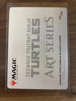 Leonardo, Sewer Samurai - MTG Art Series: Teenage Mutant Ninja Turtles 20/54 - Image 2