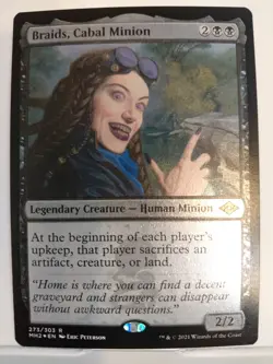 Braids, Cabal Minion (Foil Etched) Modern Horizons 2 Foil - Image 1