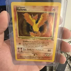 1999 Pokemon Fossil Moltres #12/62 - Image 2