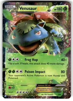 Venusaur EX - 1/83 - Pokemon Generations XY Ultra Rare Card NM/VLP - Image 1