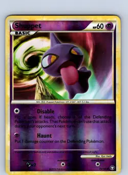 Pokemon tcg: Triumphant Shuppet #75/102 Common,Reverse Holo .VO5 - Image 1