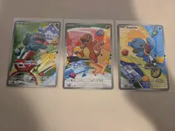 Pokemon TCG First Partner Illustration Collection Series 1 Kanto Starter Set - Image 1