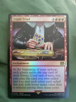 x1 Triple Triad - Foil R MTG Final Fantasy English MINT PACK FRESH - Image 1