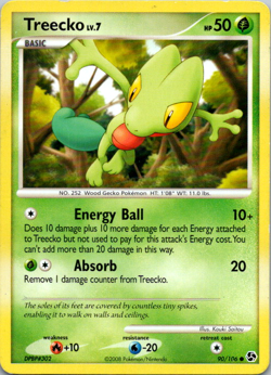 Treecko - 90/106 - Pokemon Great Encounters LP NON HOLO - Image 1