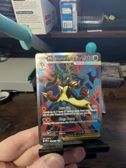 Pokemon Mega Lucario EX 160/132 Ultra Rare Mega Evolutions - See Description - Image 1