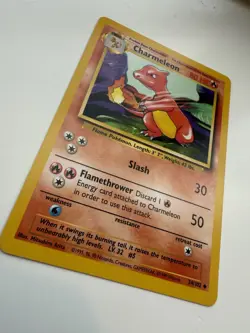 Pokemon TCG Charmeleon Base Set 24/102 Regular Unlimited Uncommon Near Mint - Image 2
