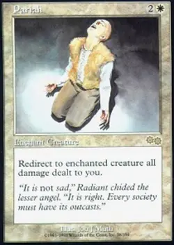 1x Pariah Moderate Play MTG Magic - Kid Icarus - - Image 1