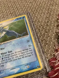 Pokemon Vaporeon POP Series 3 Eeveelution 6/17 Holo Rare Promo Foil 2006 - Image 4