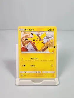 Pikachu 25/25 Non Holo 25th Anniversary McDonald’s Promos Pokemon - Image 1