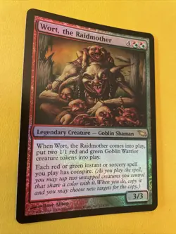 MTG - Wort, the Raidmother - FOIL - Shadowmoor NM/MT - Brandy New! - Image 1