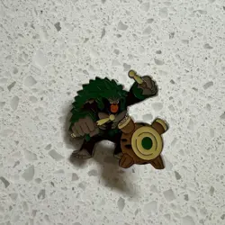Pokemon TCG: Official Pokemon Pin - Rillaboom Pin Collection - from Crown Zenith - Image 1