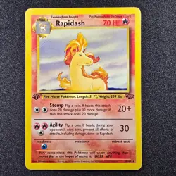 Rapidash 1st Edition #44/64 Jungle Pokemon TCG - Image 1