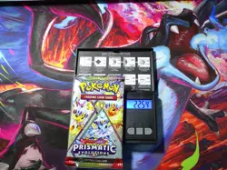 VERY HEAVY! GOD PACKUU SIRUU 22.54g Prismatic Evolutions Pokemon Booster - Image 1