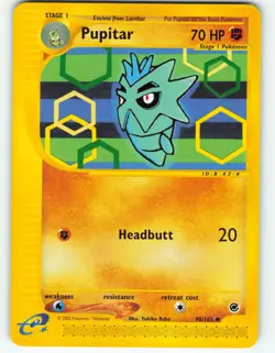 Pupitar - 90/165 Expedition Base Set - Pokemon TCG - 2002 - Image 1