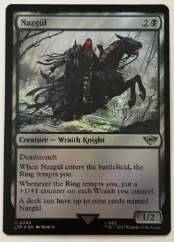 MTG Nazgul #0334 Foil Lord Of The Rings - LP - Image 1