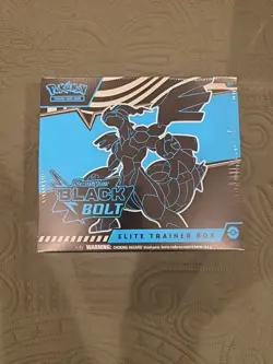Pokemon TCG: Scarlet & Violet - Black Bolt Elite Trainer ETB Box | SEALED | NEW - Image 1