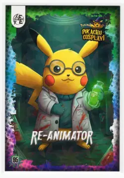 POKEMON PIKACHU COSPLAY - RE-ANIMATOR #95 *STAR HOLO - Image 1